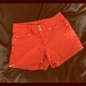 Red Orange Lovesick Shorts